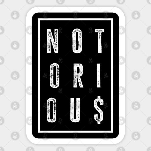 Old School Hip Hop, Rap, Notorious Sticker by UrbanLifeApparel